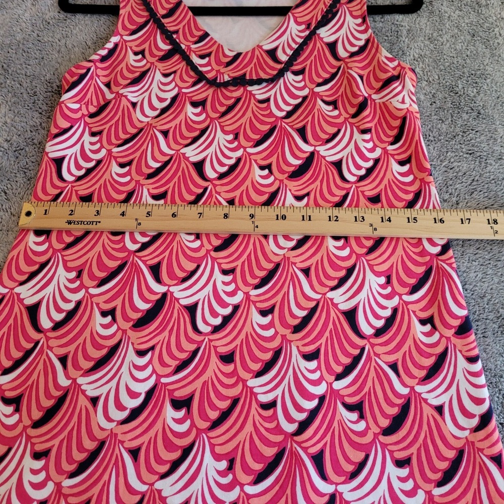 Talbots Beachy Dress XS Petite Pink Jersey Knit Sheath Cotton Coastal 16546 - Picture 8 of 10